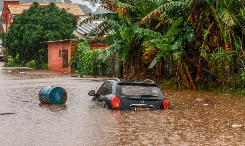 Enchentes no Rio Grande do Sul - Foto: Diego Vara/Agência Brasil