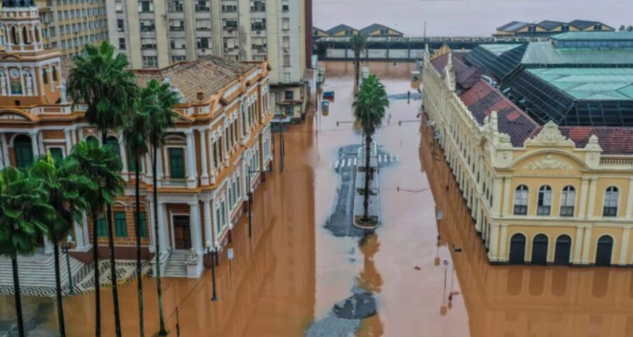 Enchentes seriam apenas parte dos extremos climáticos de 2024. Imagem: Gilvan Rocha/Agência Brasil