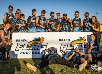 Floripa Ghosts foi campeão da Copa do Brasil Masculina 2023 de Flag Football - Foto: Grasiela Gonzaga