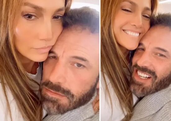 Jennifer Lopez ao lado do marido, Ben Affleck. Imagem: Reprodução/Instagram