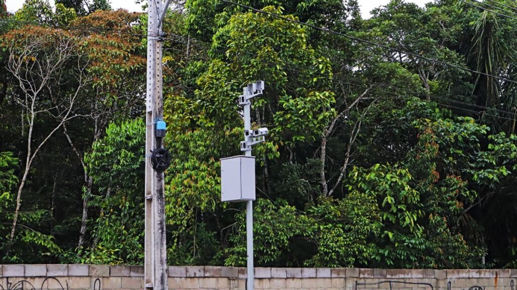 Radares de velocidade instalados em Manaus - Foto: Divulgação/IMMU