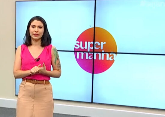 Apresentadora do Programa Super Manhã, Bárbara Mitoso. Reprodução: GNC