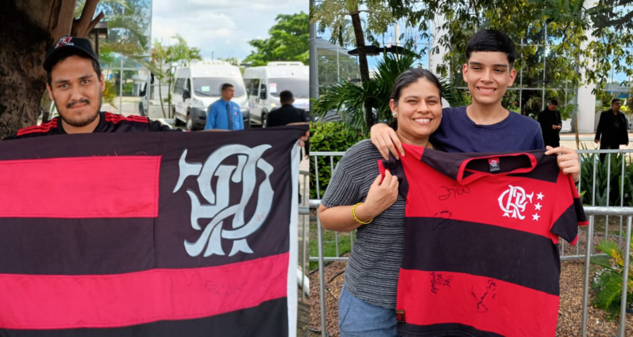 Torcedores do Flamengo são apaixonados pelo clube desde criança - Fotos: Cauê Pontes/Portal Norte
