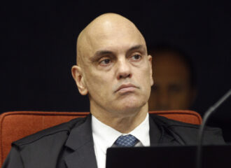 Ministro Alexandre de Moraes durante sessão da 1ª turma do STF. Foto: Nelson Jr./SCO/STF