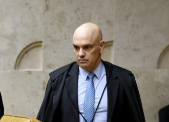 Alexandre de Moraes mantém prisão de suspeitos de ameaças. Foto: Gustavo Moreno/SCO/STF