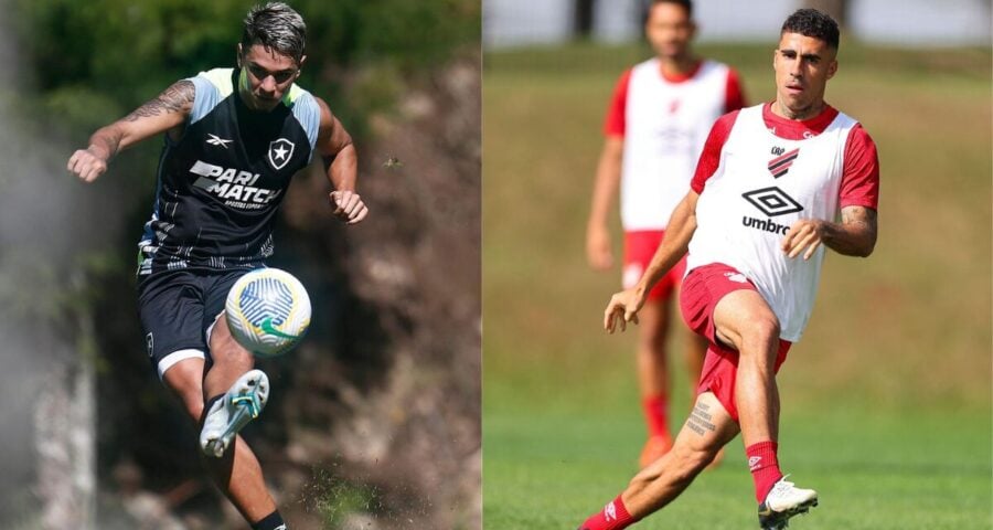 Botafogo e Athletico se enfrentam pela primeira vez na temporada - Fotos: Vítor Silva/BFR e José Tramontin/athletico.com.br