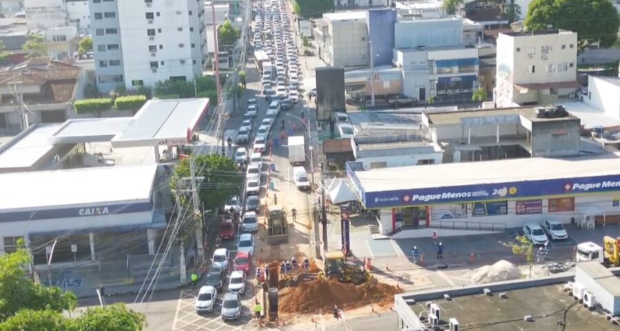 Cruzamento da Djalma com a João Valério é interditado