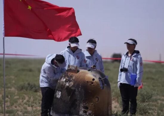 China traz as primeiras amostras da face oculta da Lua - Foto: Divulgação/Governo Chinês