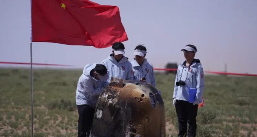 China traz as primeiras amostras da face oculta da Lua - Foto: Divulgação/Governo Chinês