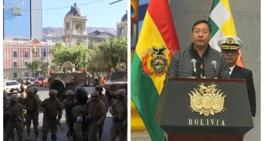 Tentativa de golpe na Bolívia - Foto: Reprodução/X
