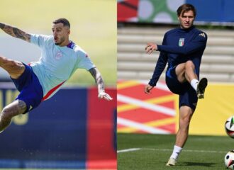 Espanha ou Itália podem se classificar para às oitavas da Eurocopa já nesta rodada - Fotos: Reprodução/Instagram @sefutbol e @ azzurri