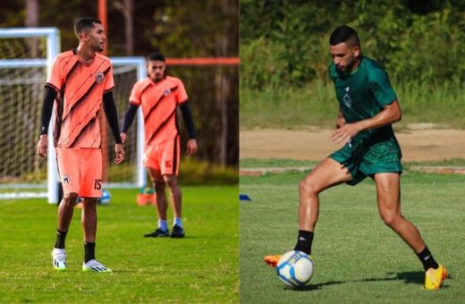 Equipes estão separadas por 11 pontos na tabela - Fotos: Laiza Balieiro/Manauara EC e Lucas Araújo/Manaus FC