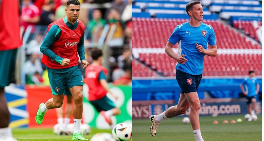 Portugal e Tchéquia buscam iniciar a Eurocopa com vitória - Fotos: Reprodução/Instagram @portugal e @ceskarepre