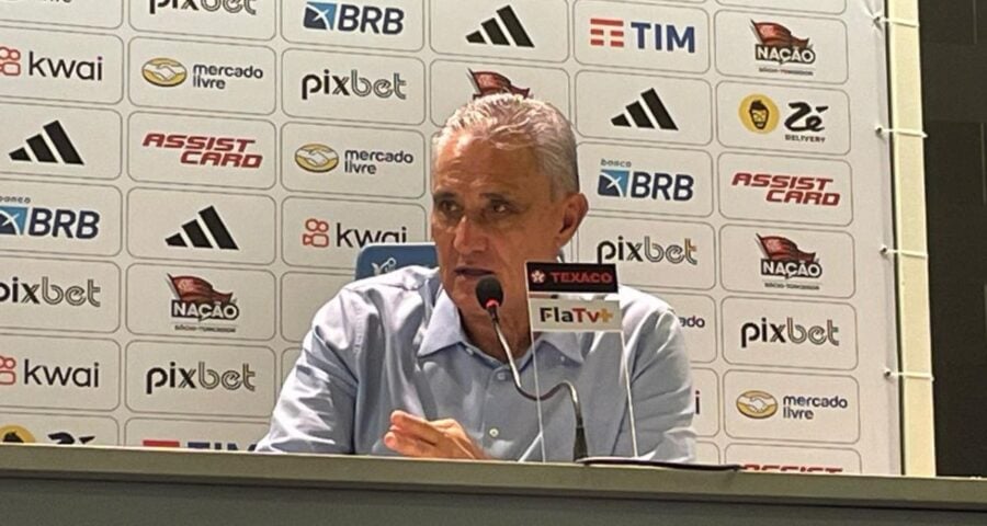 Tite falou após vitória do Flamengo sobre o Fluminense - Foto: Bruno Villafranca / Portal Norte