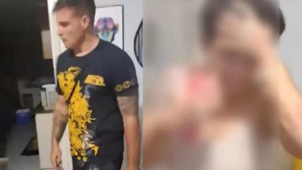 Vídeo mostra sargento do Exército agredindo esposa