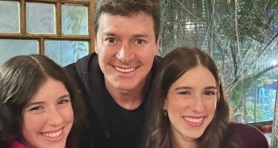 As filhas de Rodrigo Faro, Clara e Maria. Imagem: Reprodução/Instagram