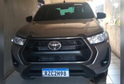 Hilux prata roubada em Boa Vista