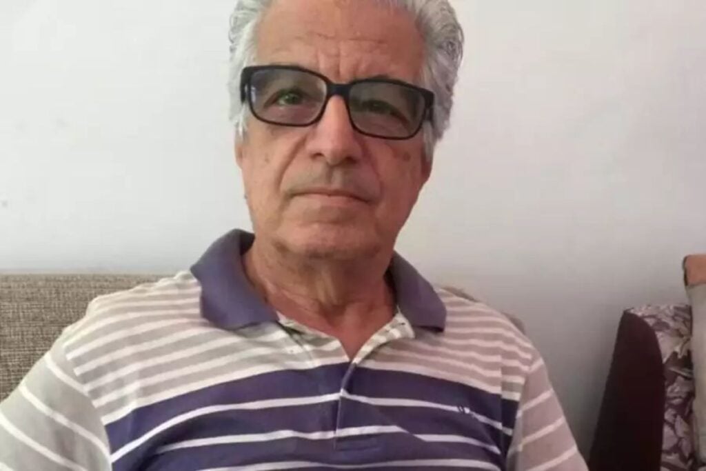 O idoso Cesar Torresi morreu após ser golpeado no peito. Imagem: Reprodução