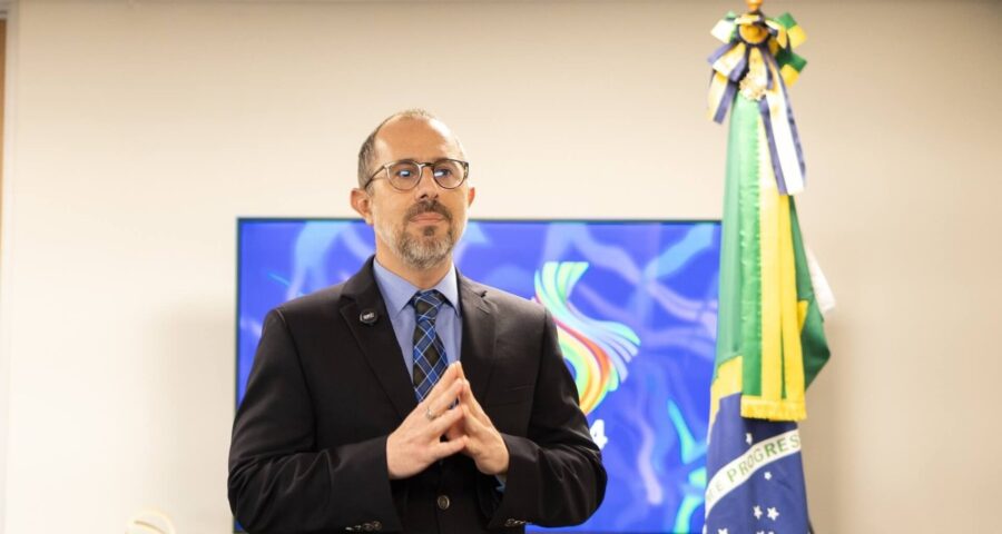 Ministro Vinícius Marques de Carvalho (CGU) destaca a ferramenta anticorrupção do Brasil. Foto: Audiovisual G20