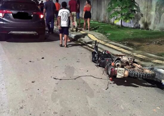 Acidente aconteceu no Centro de São Luiz, região sul de Roraima.