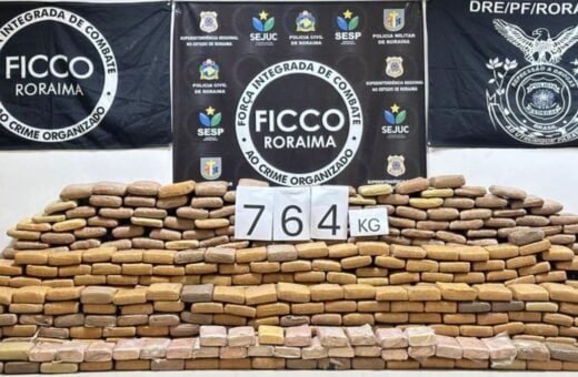 Drogas apreendidas por policiais em Roraima