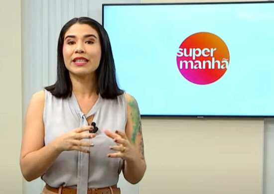 Apresentadora do Programa Super Manhã, Bárbara Mitoso. Reprodução: GNC