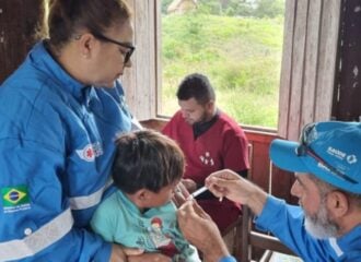 Força Nacional do SUS já promoveu vacinação de 1.165 pessoas contra a influenza A