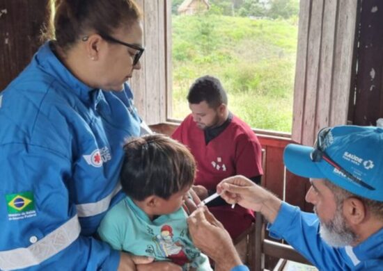 Força Nacional do SUS já promoveu vacinação de 1.165 pessoas contra a influenza A