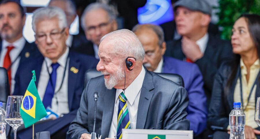 Presidente Lula durante sessão Plenária dos Presidentes dos Estados Parte do MERCOSUL e Estados Associados. Foto: Ricardo Stuckert/PR