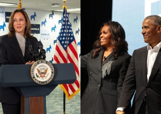 Barack Obama e Kamala Harris
