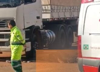 Caminhoneiro morre esmagado por betoneira em MT