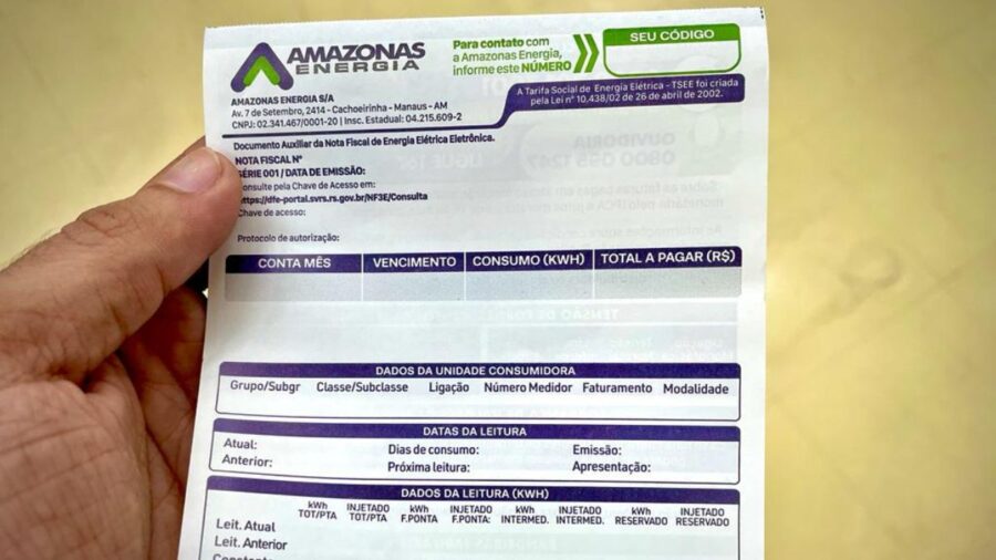 Como tirar a 2ª via da conta de energia em Manaus