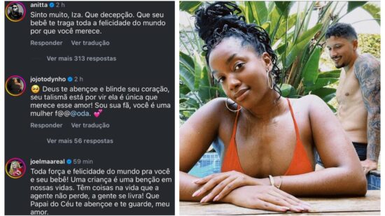 Iza recebe mensagens de famosos após ser descobrir traição - Foto: Reprodução/Instagram @iza