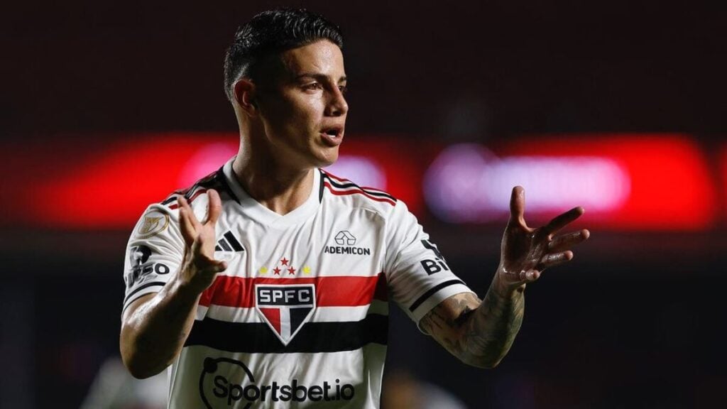 James Rodríguez teve uma temporada difícil no São Paulo - Foto: Reprodução/Instagram @jamesrodriguez10
