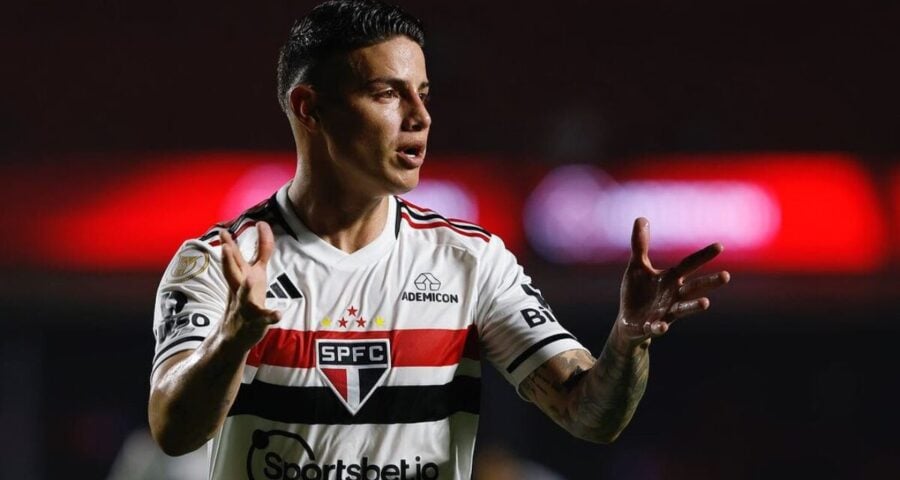 James Rodríguez teve uma temporada difícil no São Paulo - Foto: Reprodução/Instagram @jamesrodriguez10