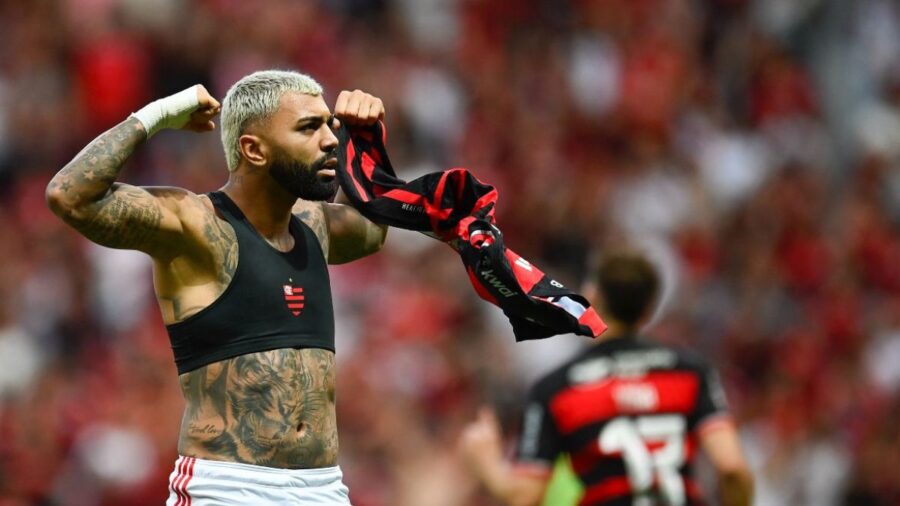 Gabigol pode renovar com o Flamengo ao final de 2024 - Reprodução / X