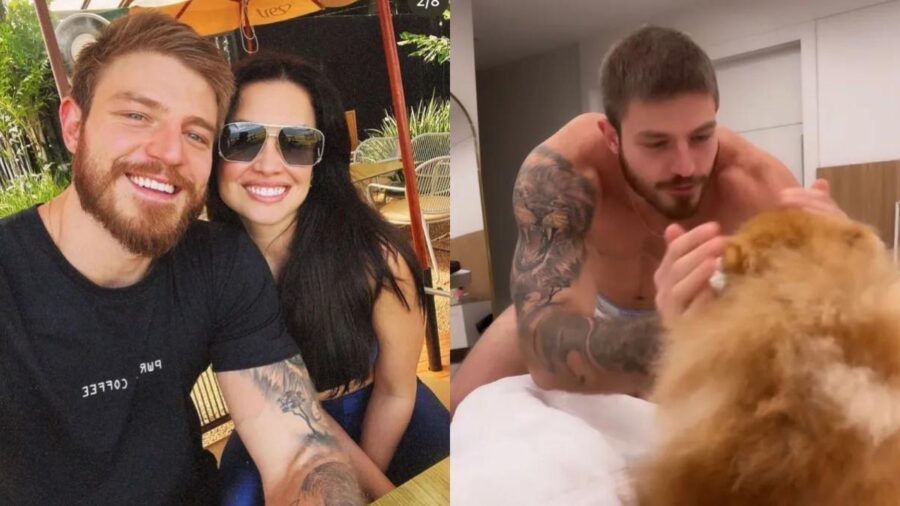 Namorado de Juliette tenta tirar cachorro da cama - Foto ReproduçãoInstagram@juliette