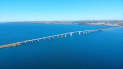 Obra de duplicação da ponte