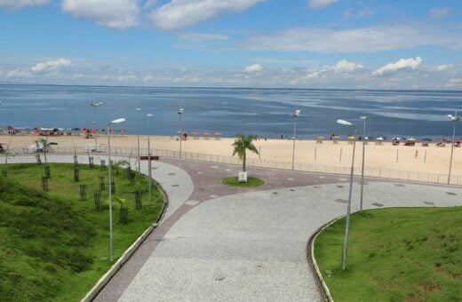 Praia da Ponta Negra em Manaus