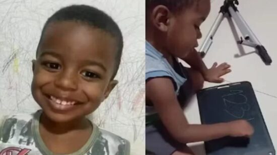 O baiano Daniel Mascarenhas tem 2 anos e fala 3 línguas além do português. Imagem: Reprodução