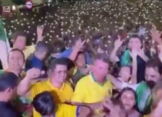 Bolsonaro foi recebido por apoiadores no Pará. Imagem: Reprodução/X