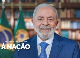 O presidente Lula fez balanço do governo em pronunciamento à nação