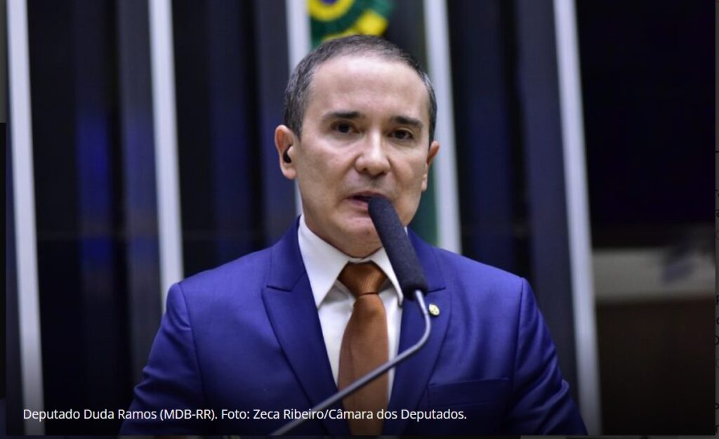 Deputado Duda Ramos (MDB-RR). Foto: Zeca Ribeiro/Câmara dos Deputados.