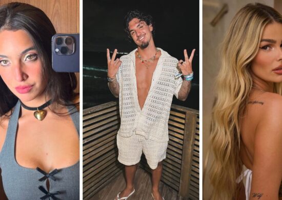 Gabriel Medina, Yasmin Brunet e Vanessa Lopes viveram polêmica amorosa - Foto: Reprodução/Instagram