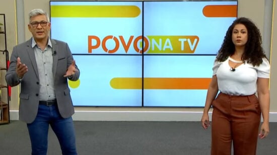 Valter Frota e Layana Pampolho - Foto: Reprodução/TV Norte Amazonas