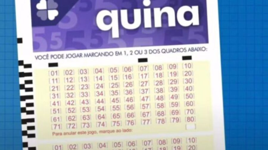 Quina acumulou e prêmio aumentou para R$ 2,8 milhões. Imagem: Divulgação/Caixa Econômica Federal