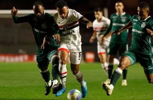 O jogo entre Goiás e São Paulo será transmitido ao vivo