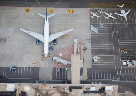 Avião faz pouso de emergência no aeroporto de Viracopos. Foto: Divulgação Aeroporto de Viracopos