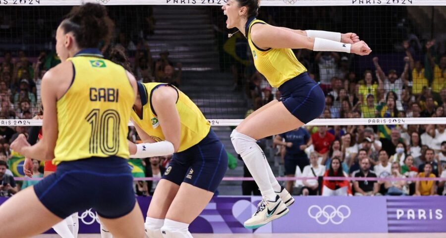 Brasil conquista bronze no vôlei feminino das Olimpíadas 2024.