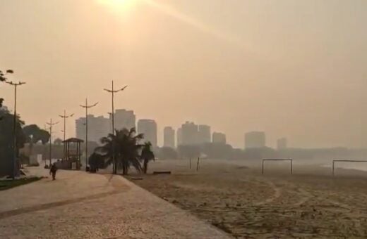 Previsão do tempo em Manaus é de calor e fumaça - Foto: Reprodução/X.